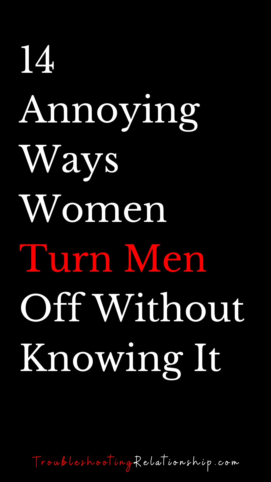 turn offs for guys
