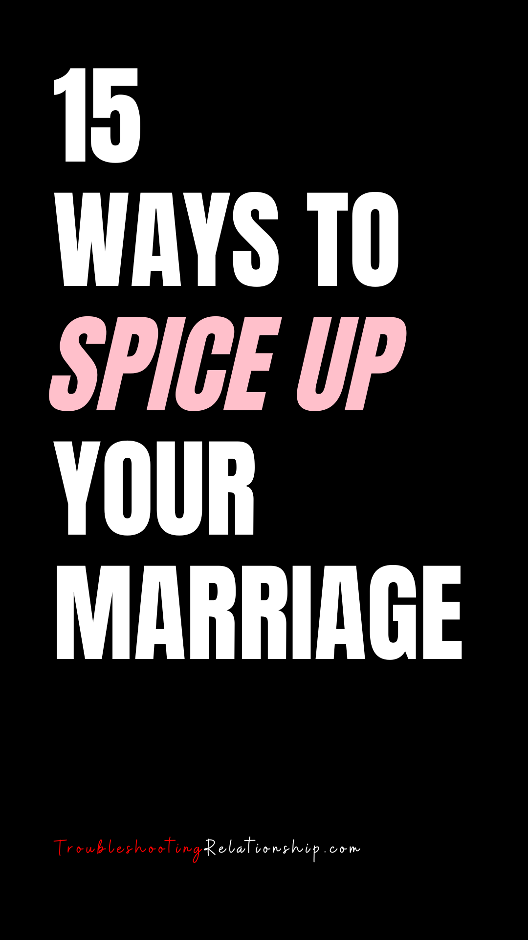 ways to spice up your marriage